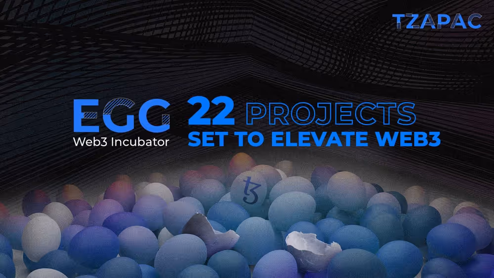 One Month On TZAPAC Highlights Projects Benefiting From the EGG Web3 Incubator image 1