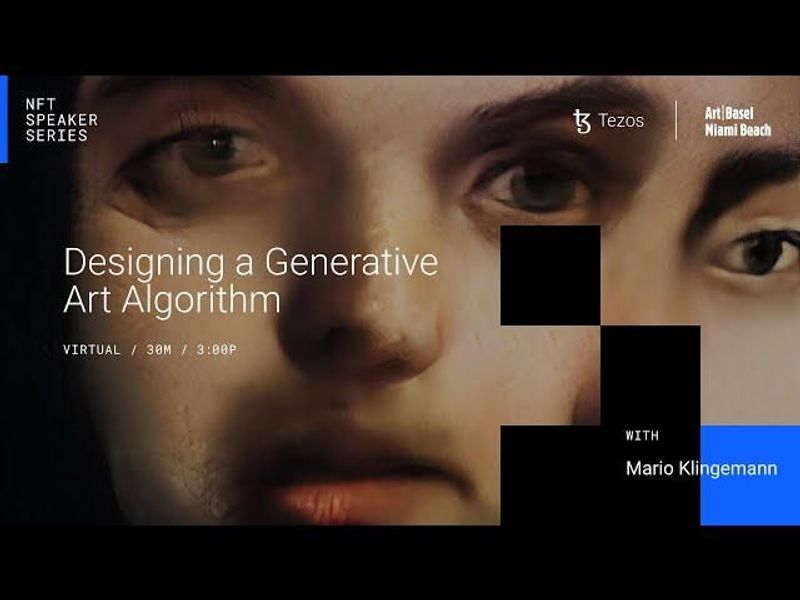 Designing a Generative Art Algorithm | Tezos Spotlight