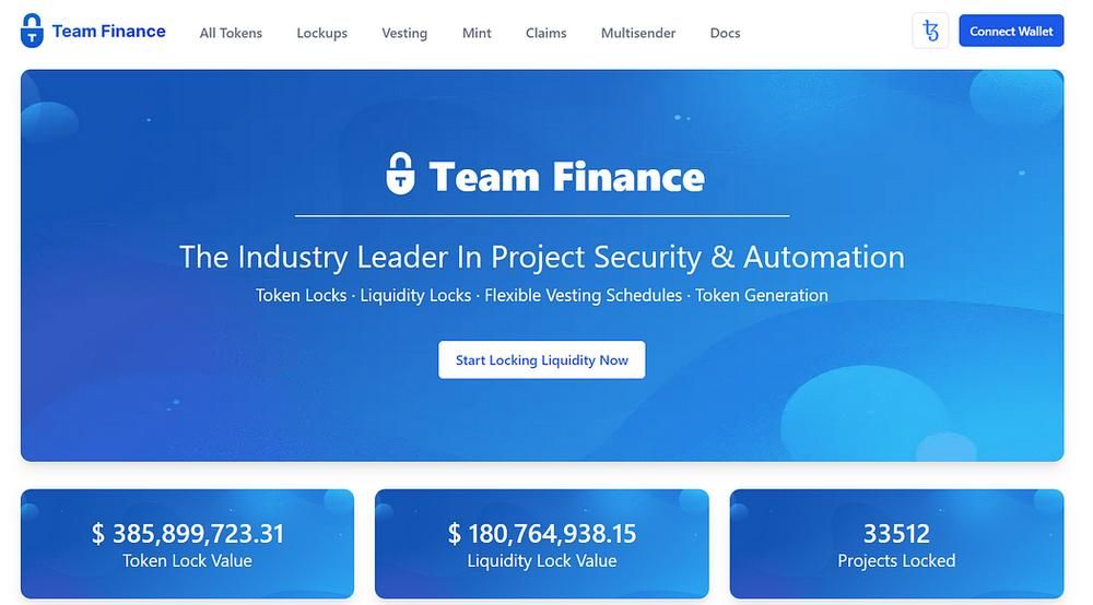 Team Finance Integrates Tezos: Creating a Token Project on Tezos Has Never Been Easier!, image 2
