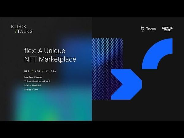 flex A Unique NFT Marketplace Tezos x SXSW 2022 image 1